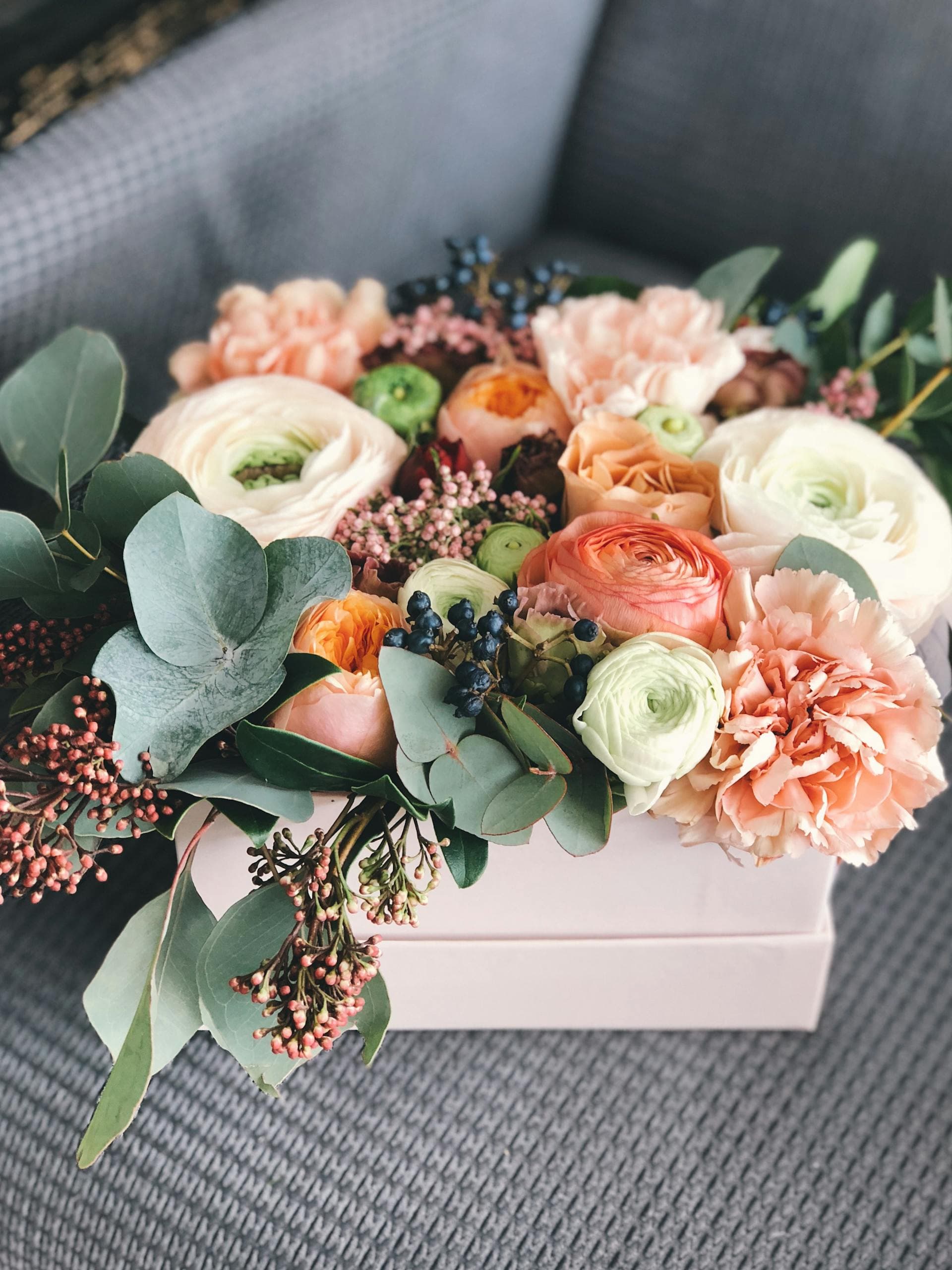 Coffret cadeau fleuri TNA Collection